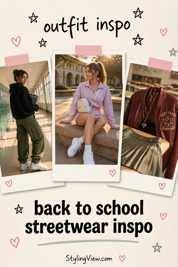 20 Best Back To School Outfits Streetwear Casual for School