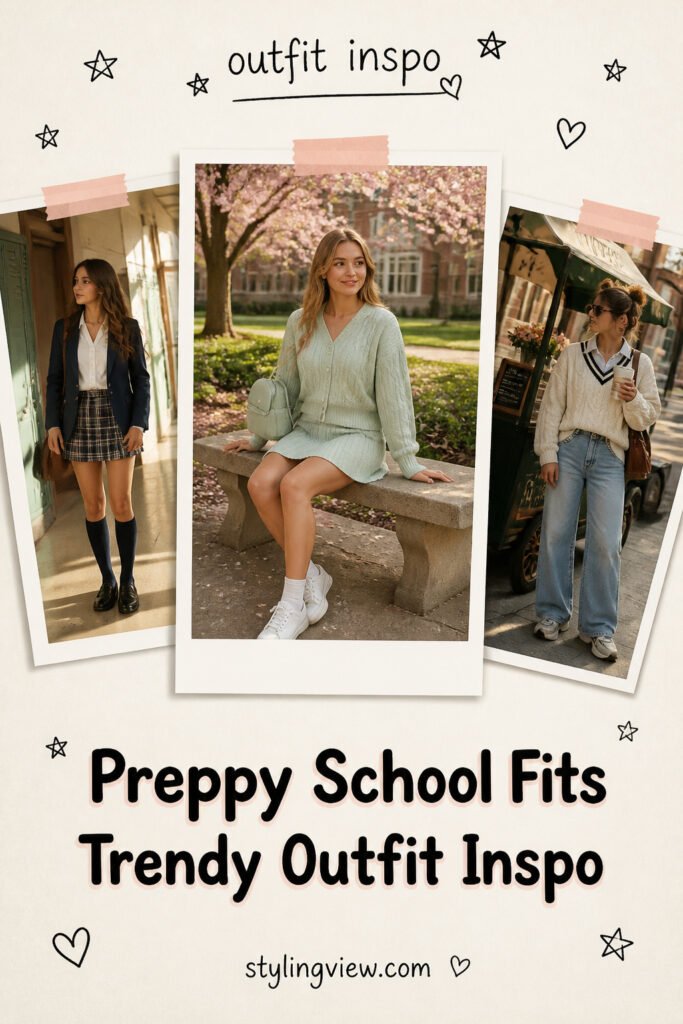 20 Easy Back To School Outfits Preppy Trendy for School
