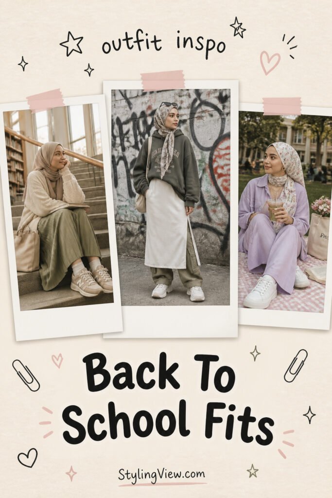 12 Best Back To School Outfits Hijab Aesthetic You Will Love