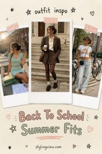 25 Cool Back To School Outfits Summer Casual Trendy