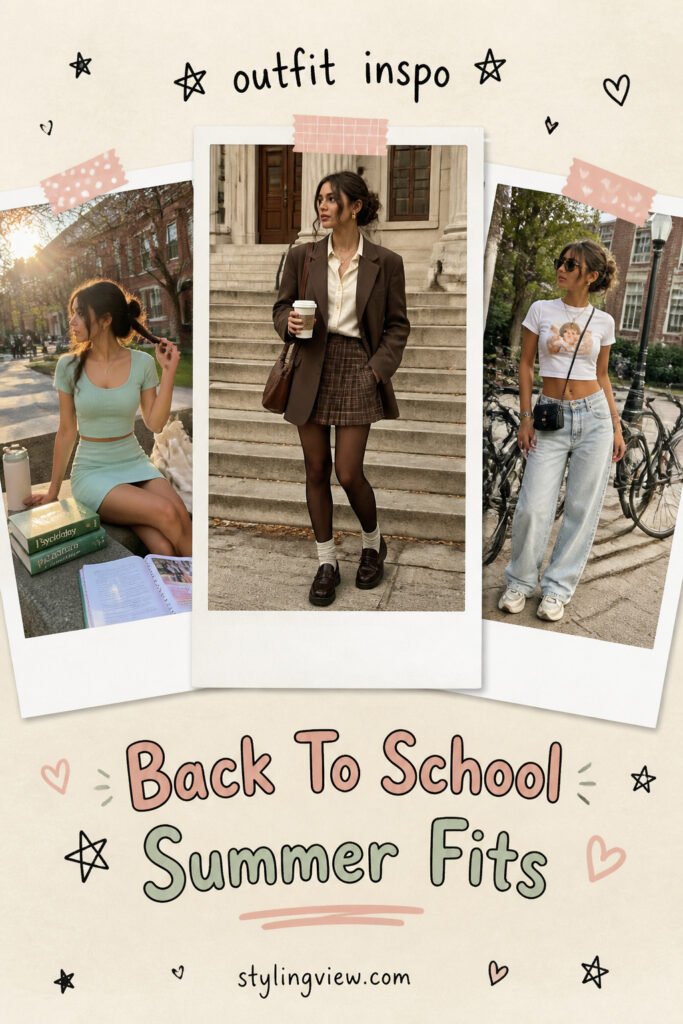 25 Cool Back To School Outfits Summer Casual Trendy