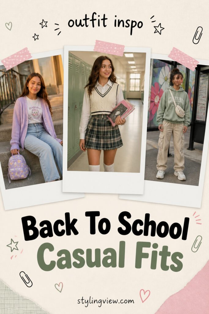 25 Best Back To School Outfits Middle School Casual