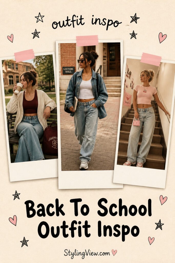 20 Fun Back To School Outfits College Aesthetic