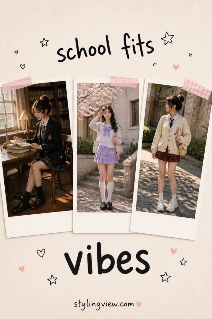 12 Best Back To School Uniform Outfits Aesthetic
