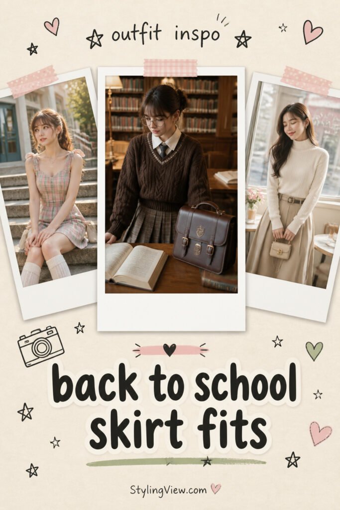 25 Best Back To School Outfits Skirt Casual That Slay