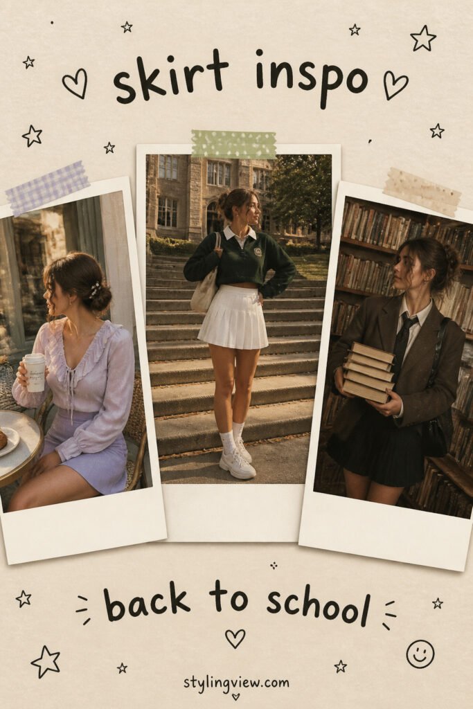 10 Top Back To School Outfits Skirt Trendy That Slay
