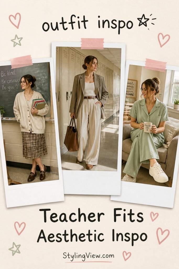 12 Easy Back To School Teacher Outfits Aesthetic for School