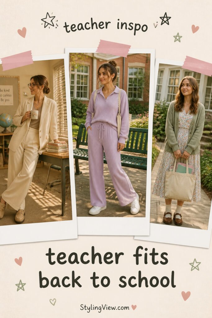 15 Cool Back To School Teacher Outfits Trendy That Slay
