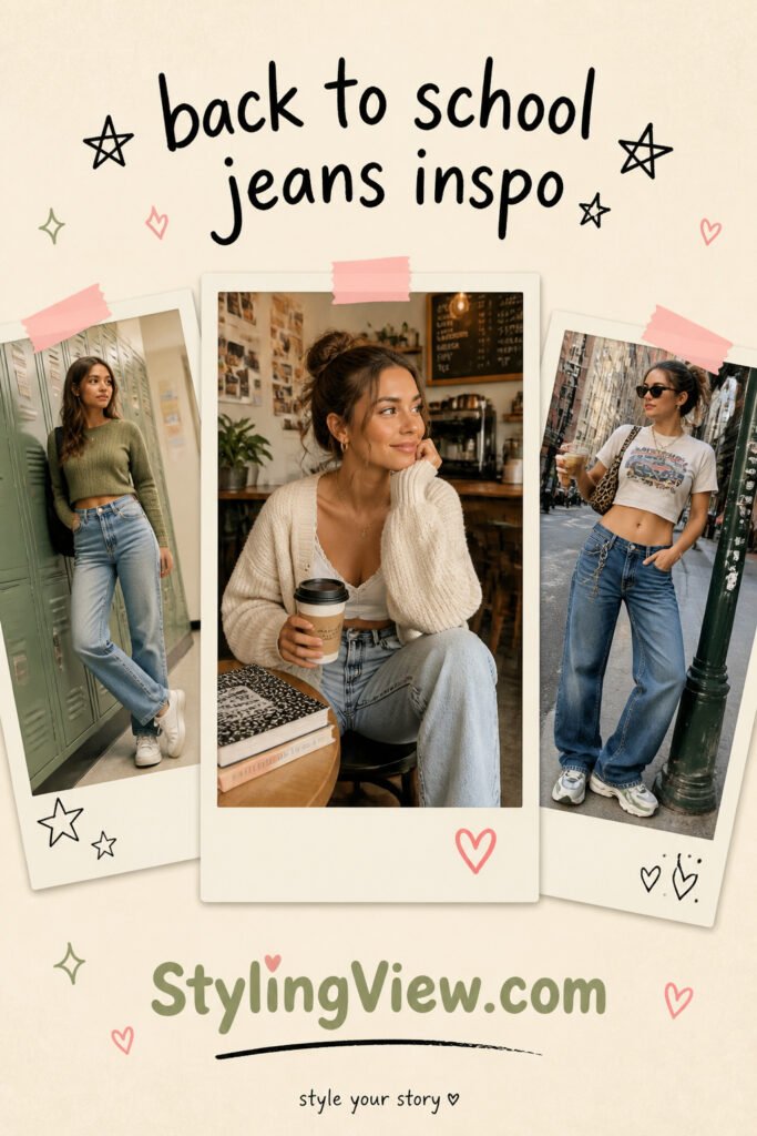 10 Easy Back To School Outfits Jeans Trendy on a Budget