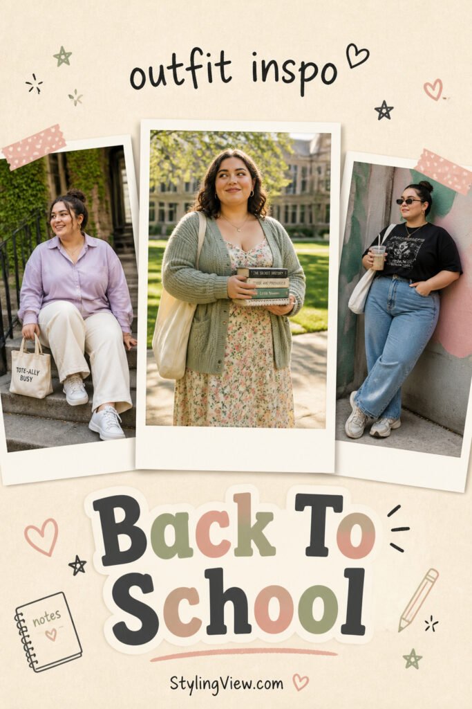 20 Easy Plus Size Back To School Outfits Casual