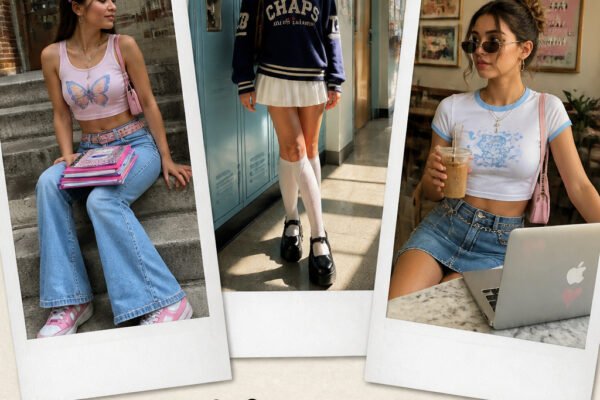 10 Top Back To School Outfits Y2K Aesthetic for School