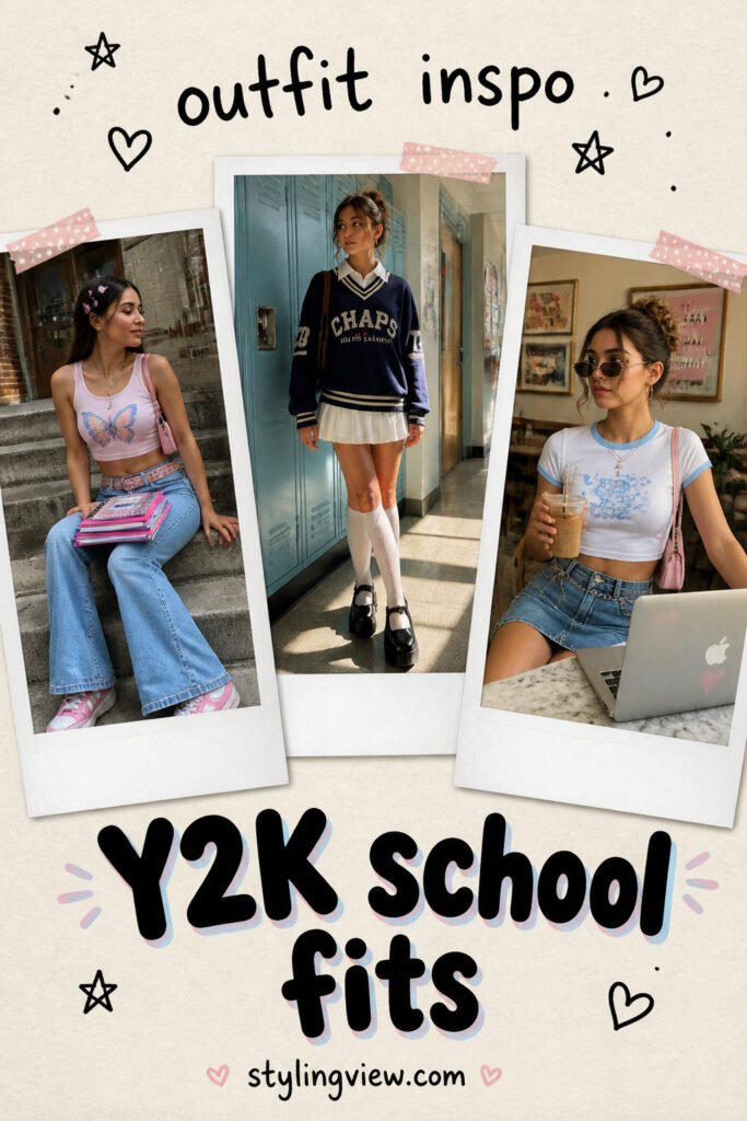 10 Top Back To School Outfits Y2K Aesthetic for School