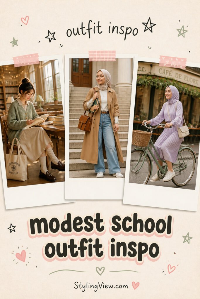 20 Top Modest Back To School Outfits Aesthetic for School
