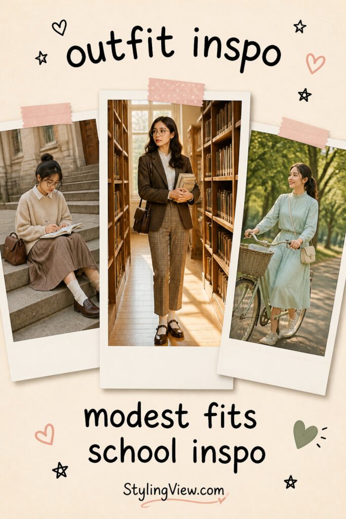 15 Easy Modest Back To School Outfits Casual You Will Love