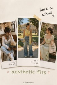 10 Top Back To School Outfits Aesthetic That Slay