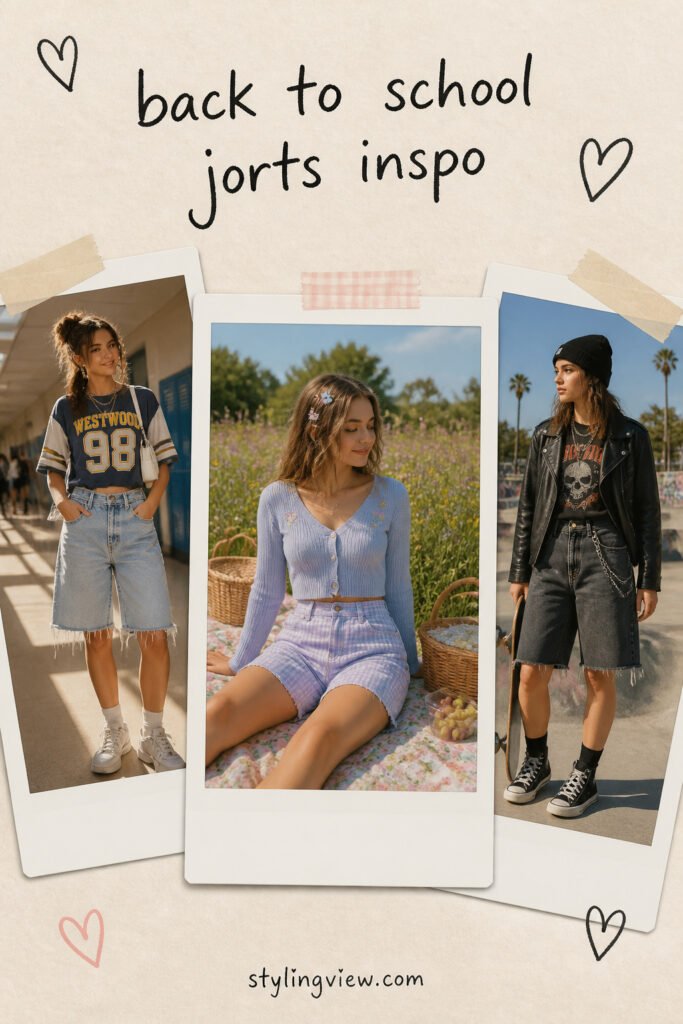12 Fun Back To School Outfits Jorts Trendy You Will Love